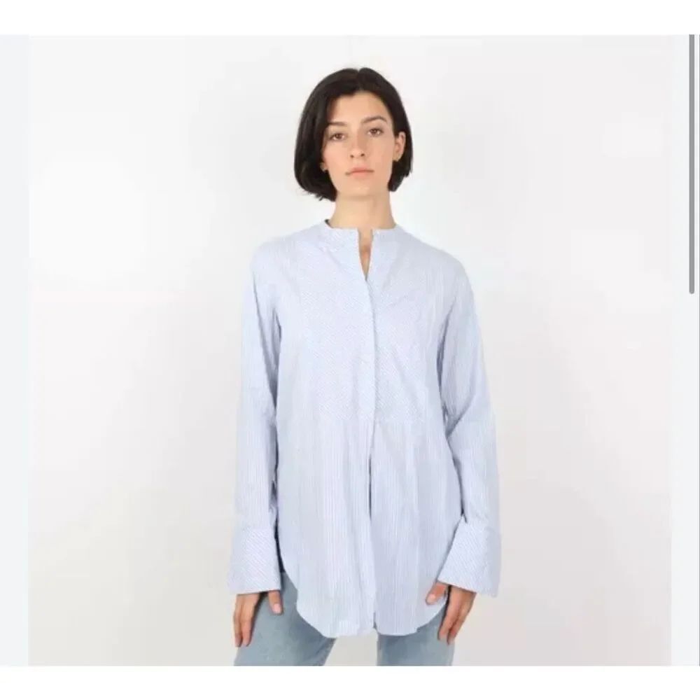 Helmut Lang Oversized Poplin Button Up Shirt size small
